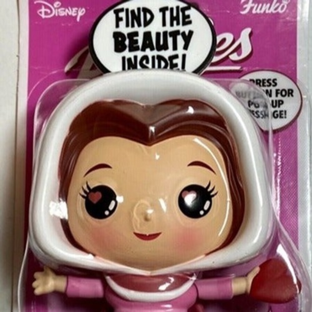 Funko Pop! Popsies Belle Disney Figure W/Pop-Up Message Find The Beauty Inside!